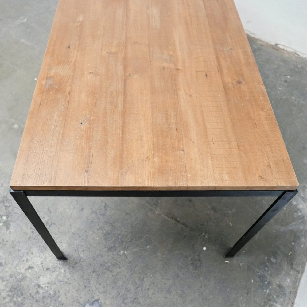 Houten industriële tafel