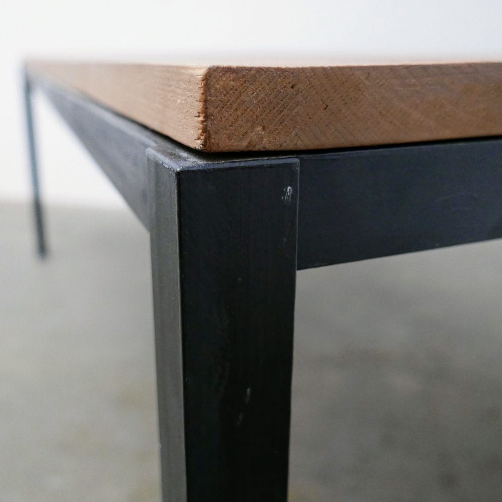 Houten industriële tafel