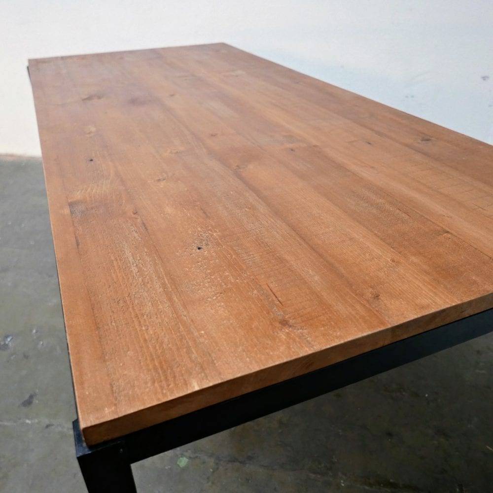 Houten industriële tafel