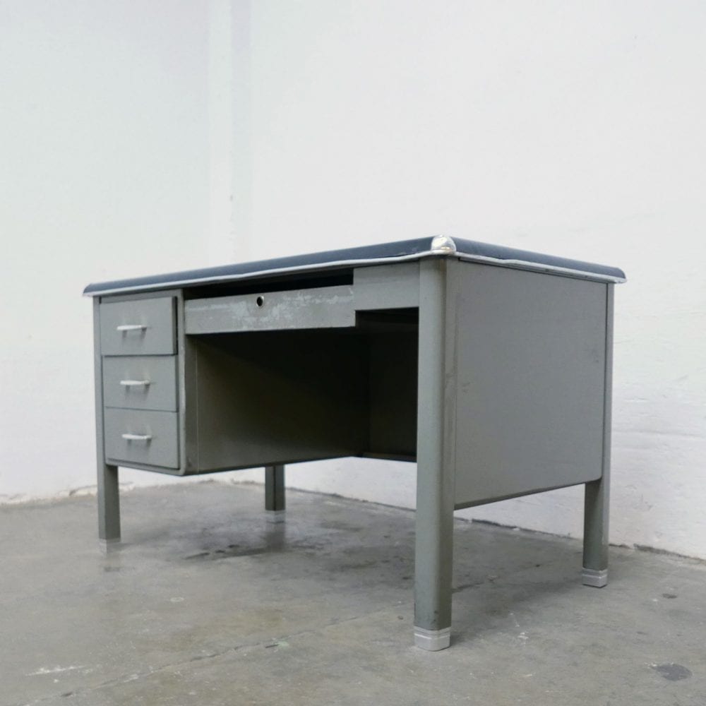 Industrieel vintage bureau