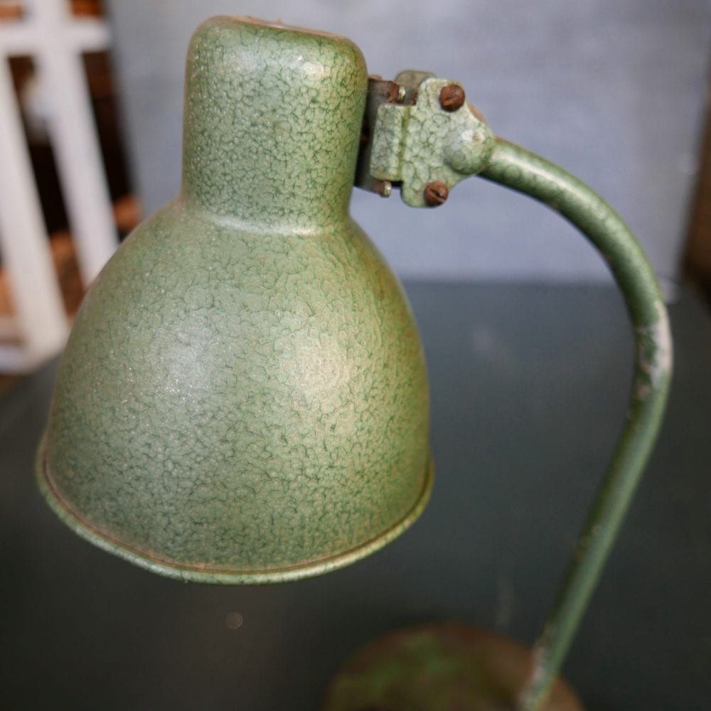 Vintage metalen bureaulamp