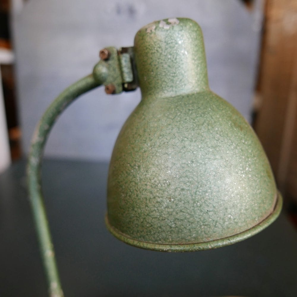 Vintage metalen bureaulamp