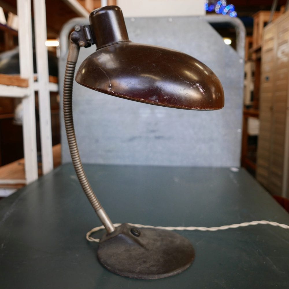 Vintage metalen bureaulamp