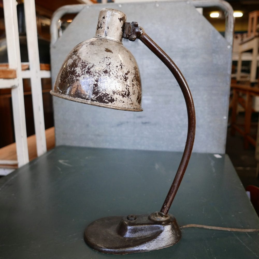 Vintage metalen bureaulamp