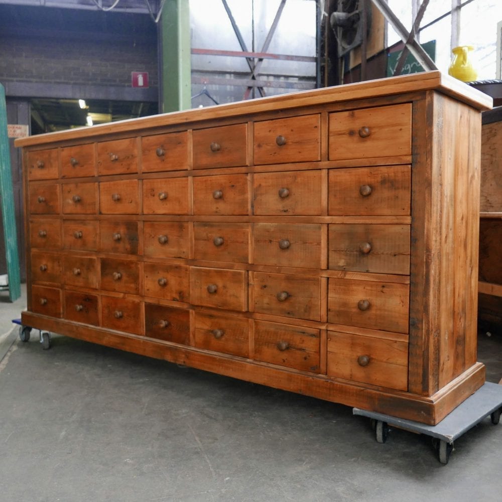 Houten dressoir ladekast