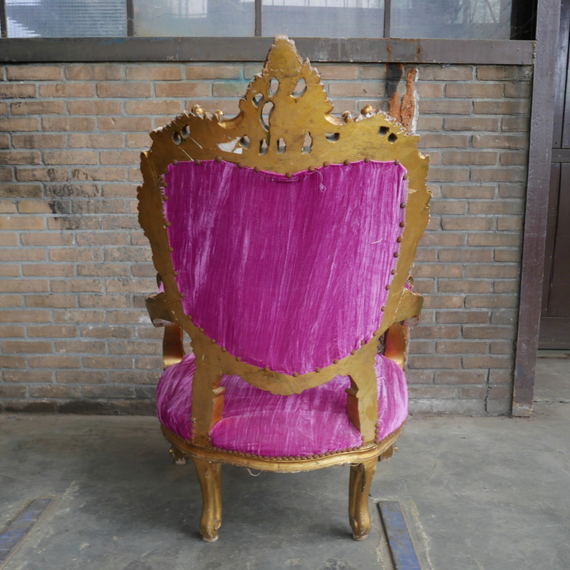 Winst Belang gisteren Barok gouden fauteuil » Van Dijk & Ko