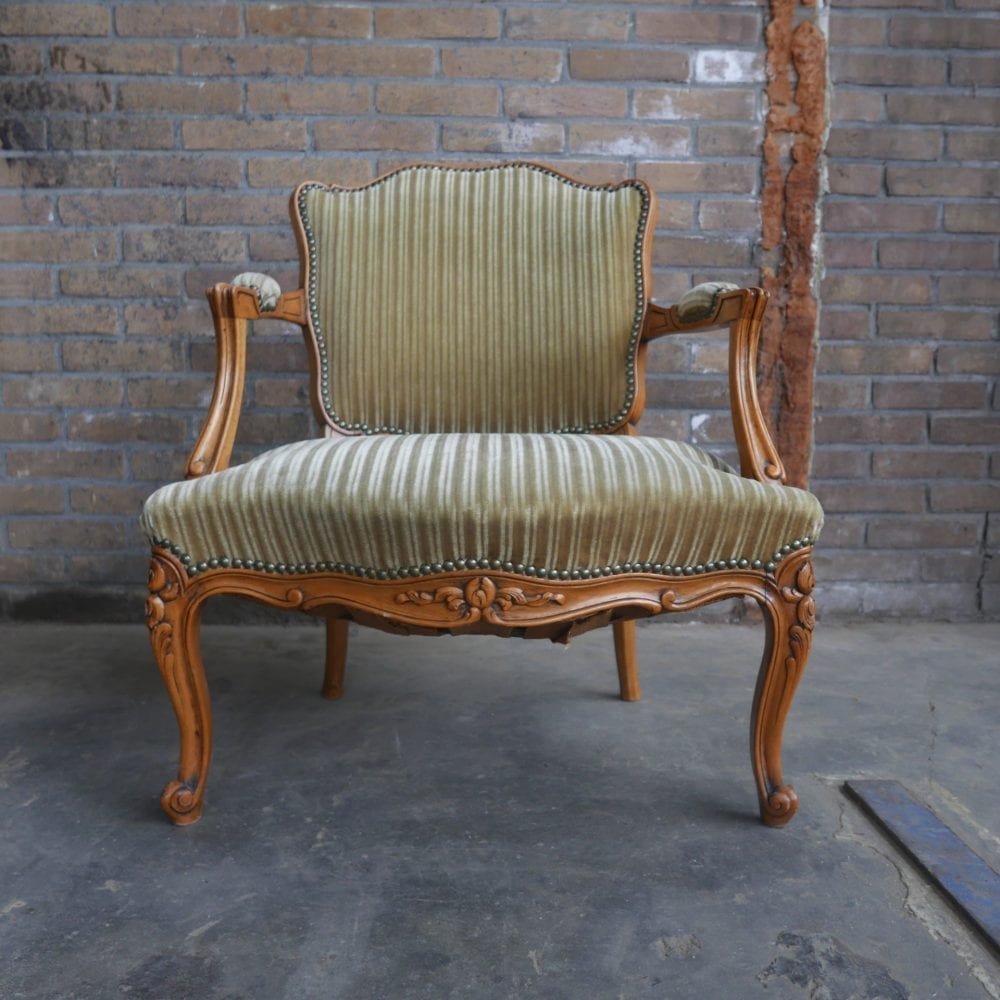 Barok louis XV vintage klassiek fauteuil