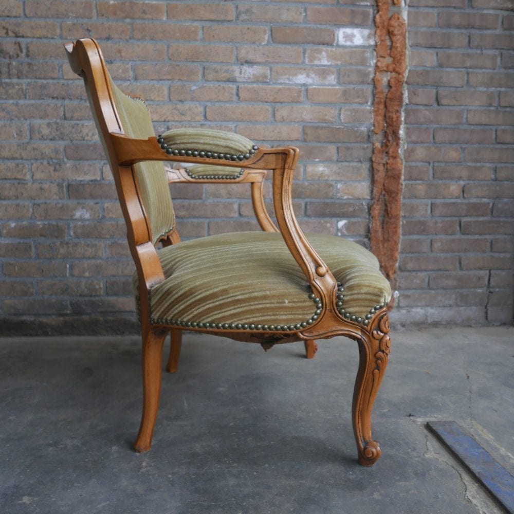 Barok louis XV vintage klassiek fauteuil