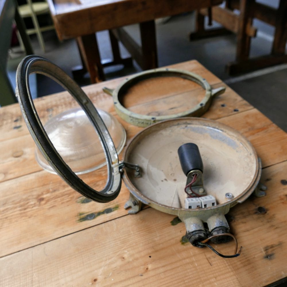 Industriële plafond lamp