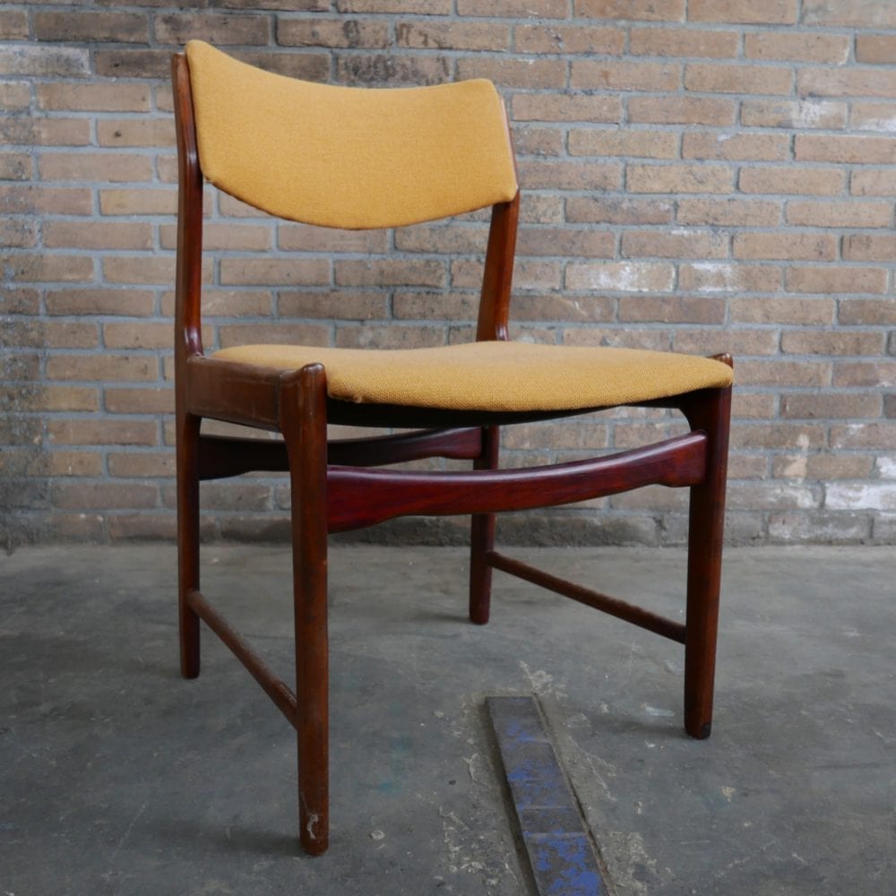 vintage stoelen geel