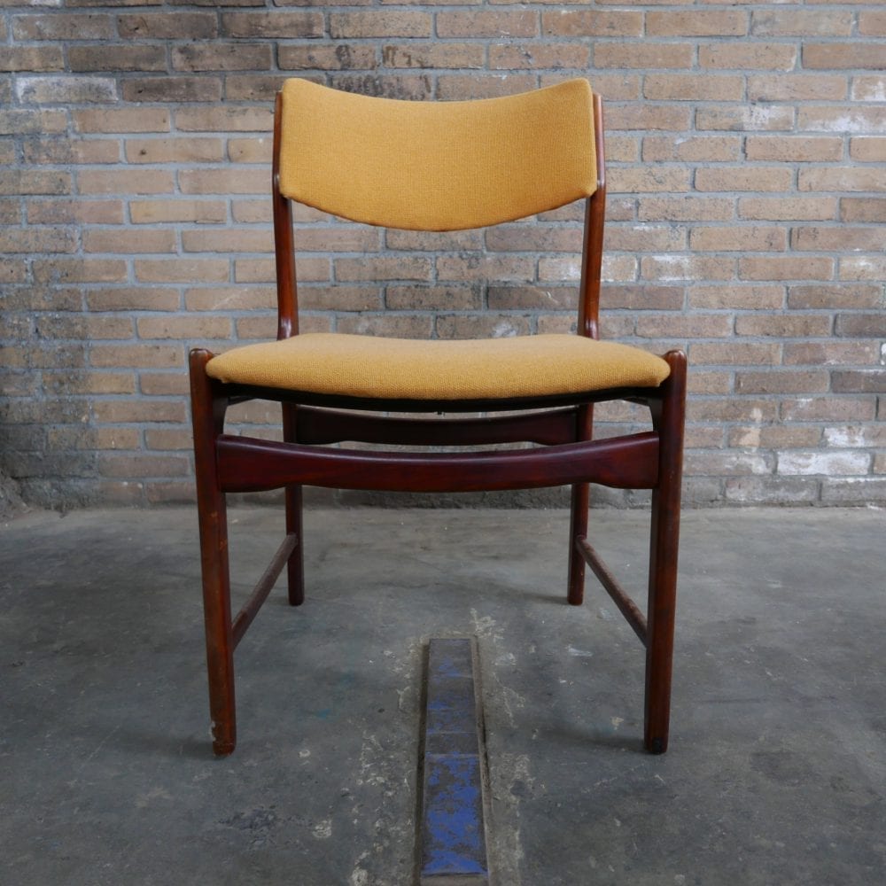 vintage stoelen geel