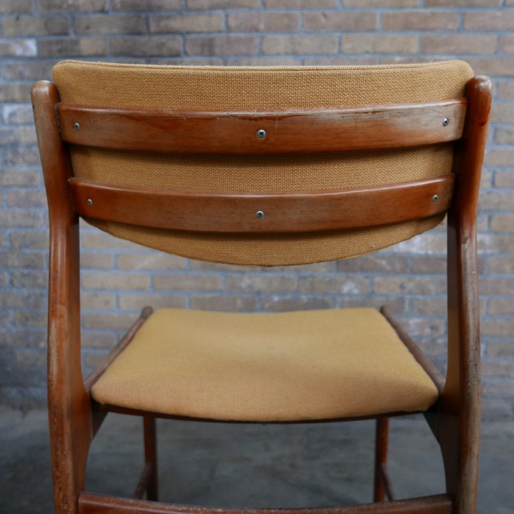 vintage stoelen geel