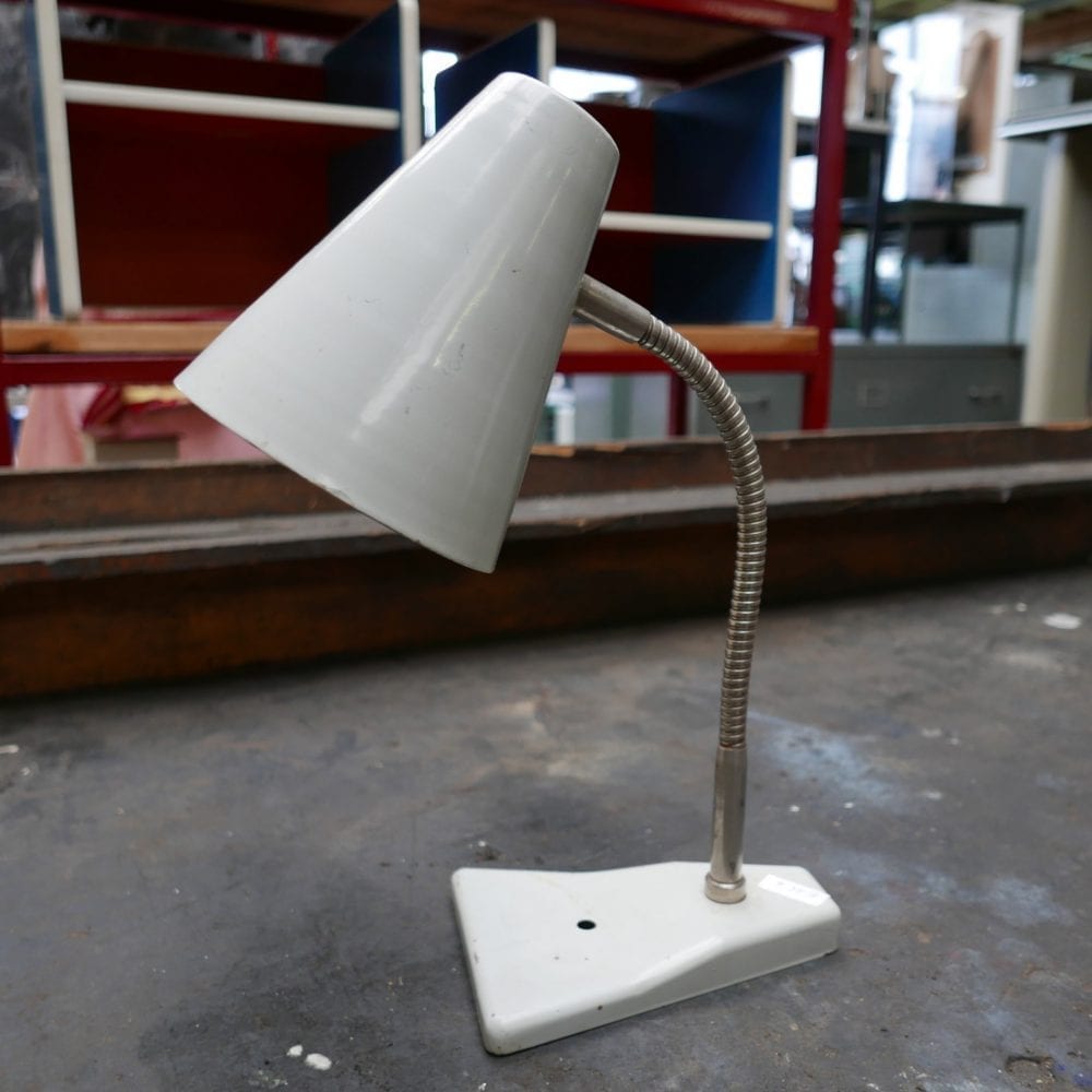 Industriële grijze lamp