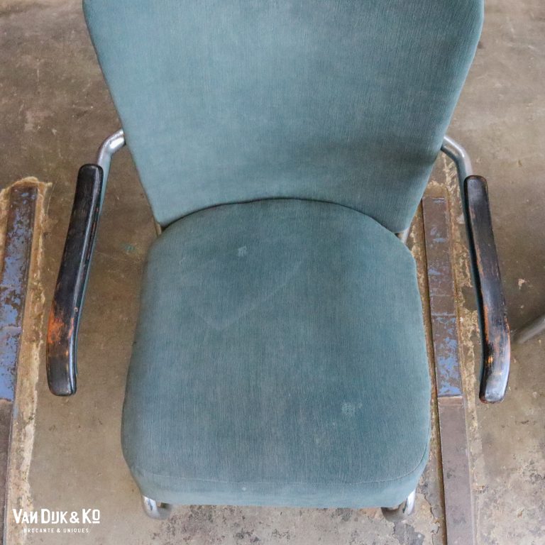 Vintage De Wit Gispen Fauteuils Stuks Van Dijk Ko