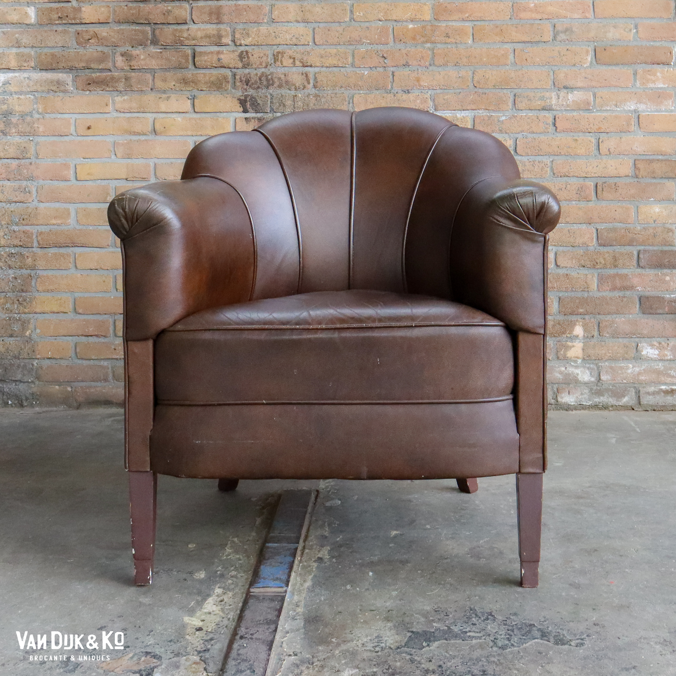 Opnemen kreupel Rot Vintage leren fauteuil » Van Dijk & Ko