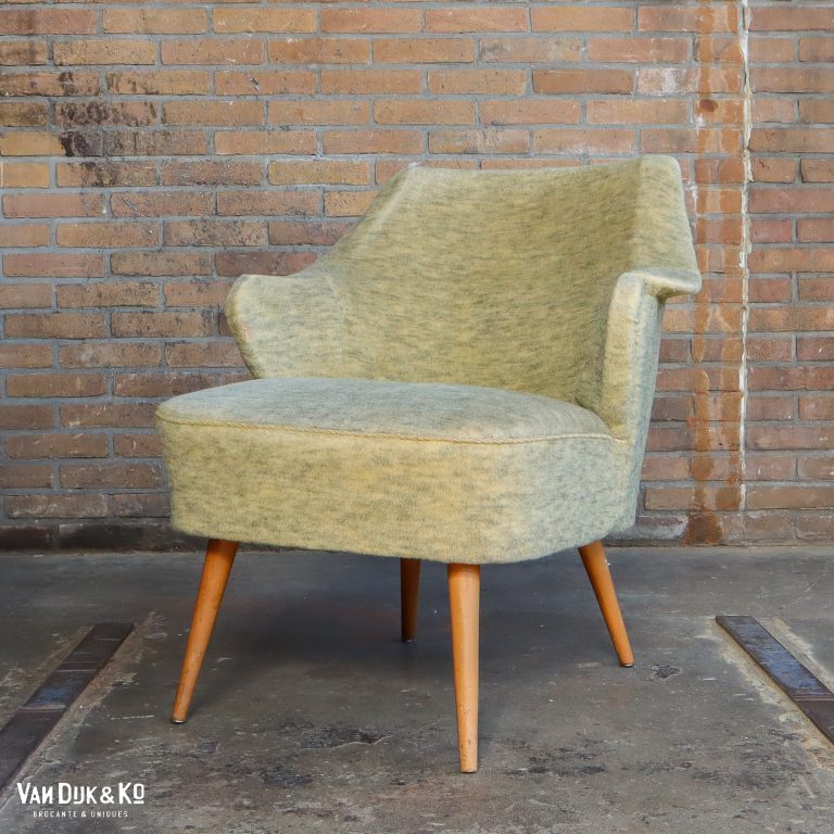 Vintage Cocktail Stoel Mid Century Van Dijk Ko