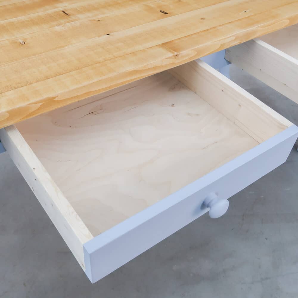 Landelijke eettafel met lades - Afbeelding 6